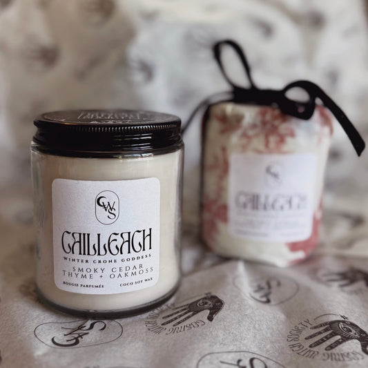 Cailleach | Winter Crone Goddess | Altar candle