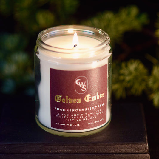 Golden Embers - Luxury Festive Candle Collection