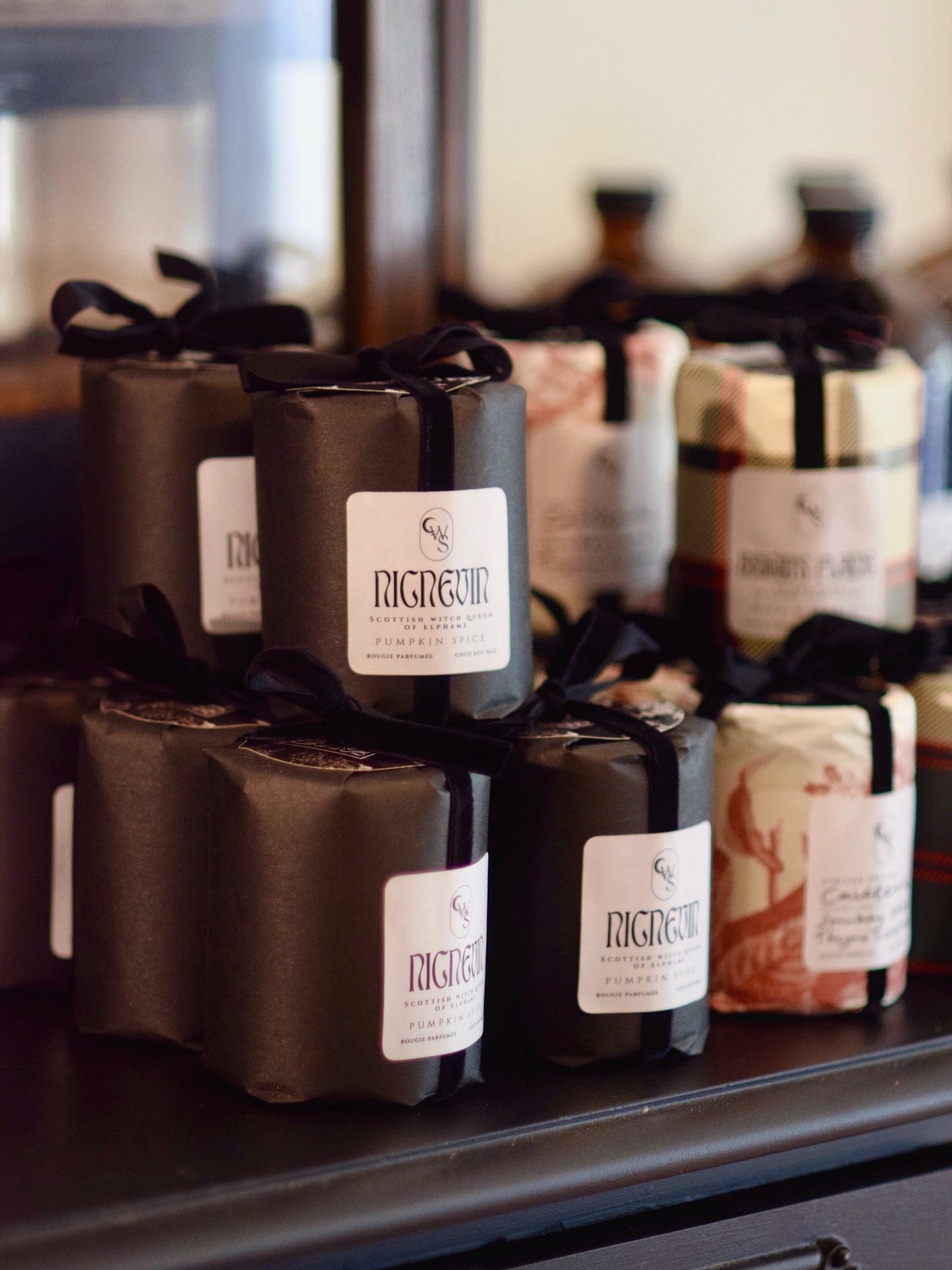 NICNEVIN | Scottish Witch Queen of Elphame | Altar candle