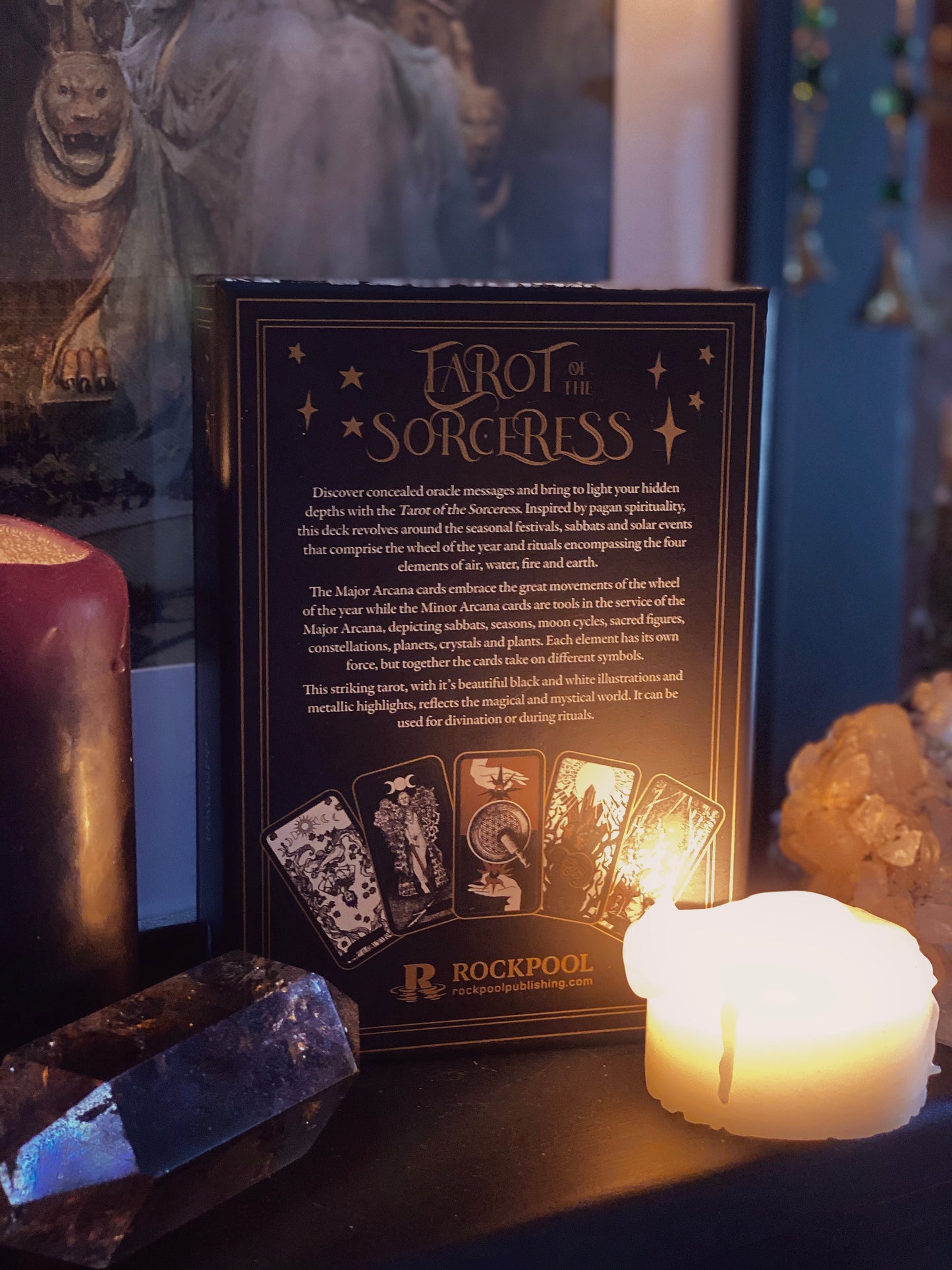 Tarot of the Sorceress, a witch’s wheel of the year.